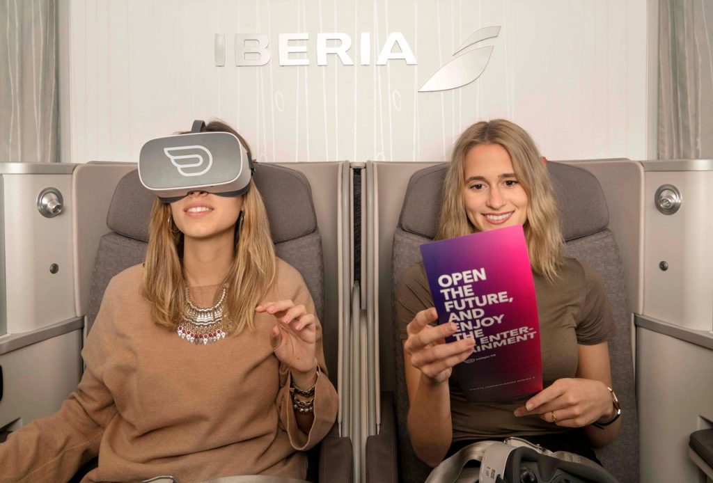 Iberia предлагает VR развлечения на межконтинентальных рейсах