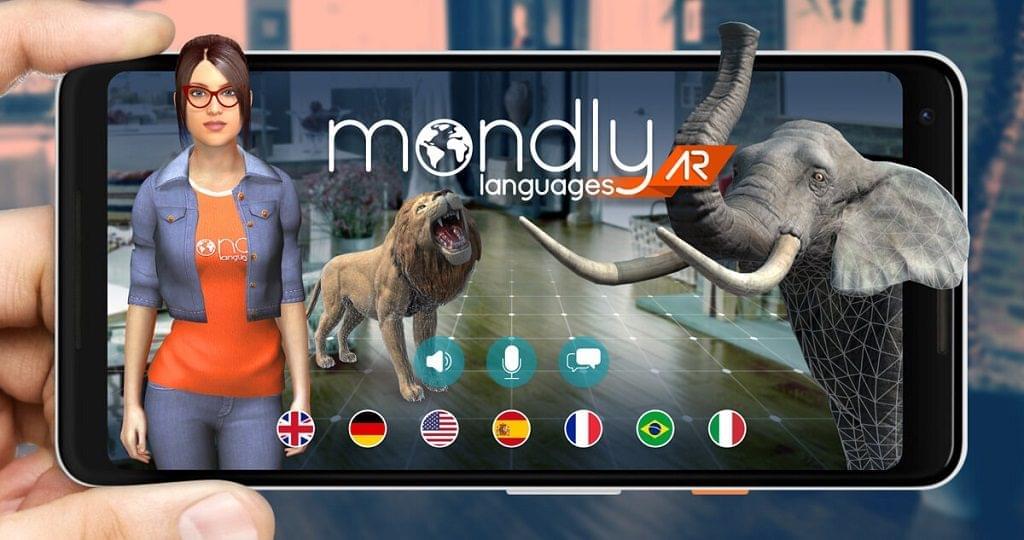 MondlyAR для смартфонов позволяет изучать языки в дополненной реальности