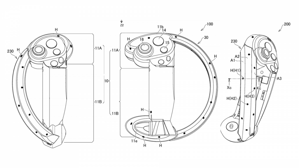 Патентная заявка на новые контроллеры PSVR 2