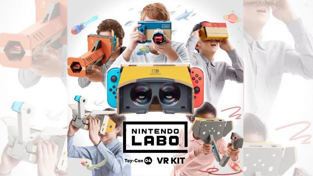 Nintendo патентует новый корпус для своей гарнитуры Labo VR