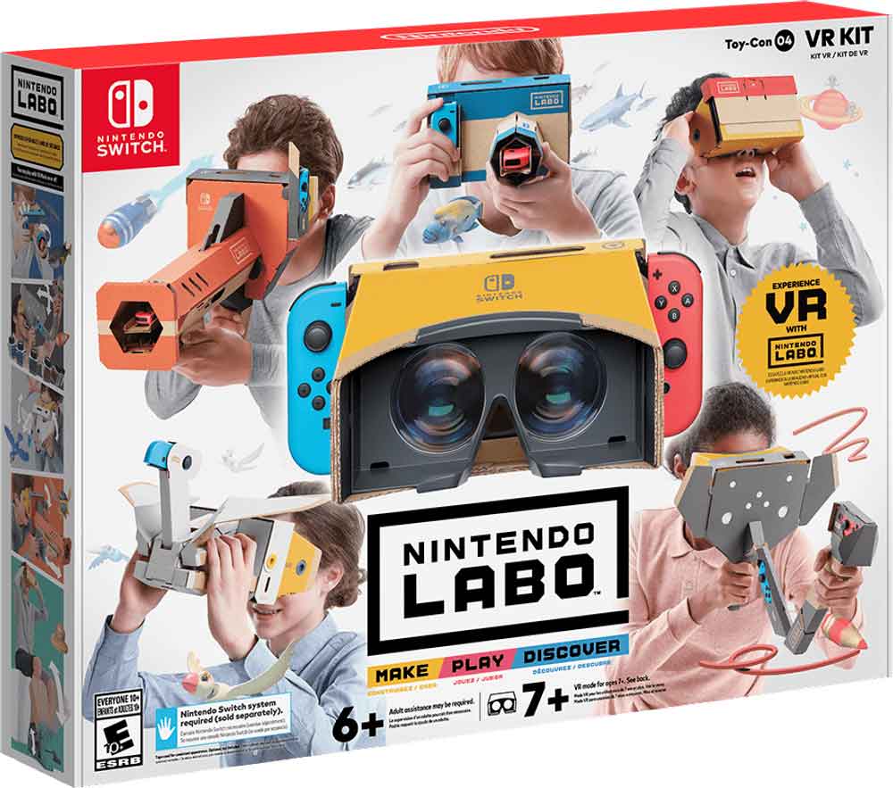 В апреле Nintendo выпустит официальный VR набор Labo для Switch