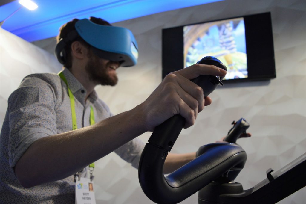 CES 2019: NordicTrack создает VR фитнес тренажер на базе Vive Focus