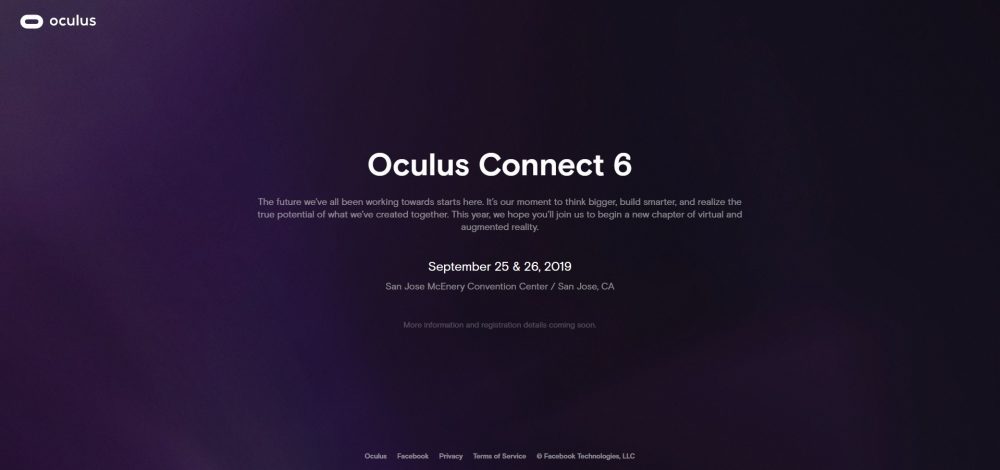 Oculus Connect 6 откроет новую главу в VR/AR в сентябре