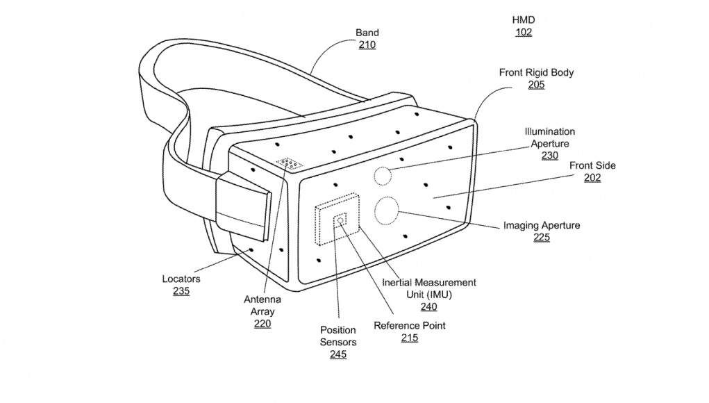 Oculus патентует технологию беспроводного реле и отслеживания глаз