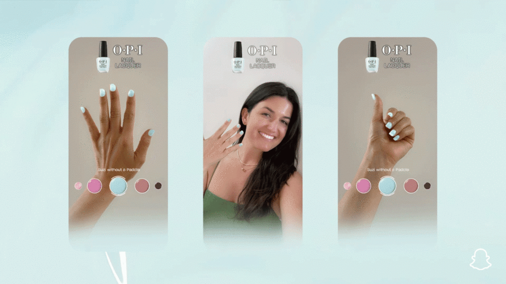 Новый AR-фильтр: выбираем лак для ногтей в Snapchat