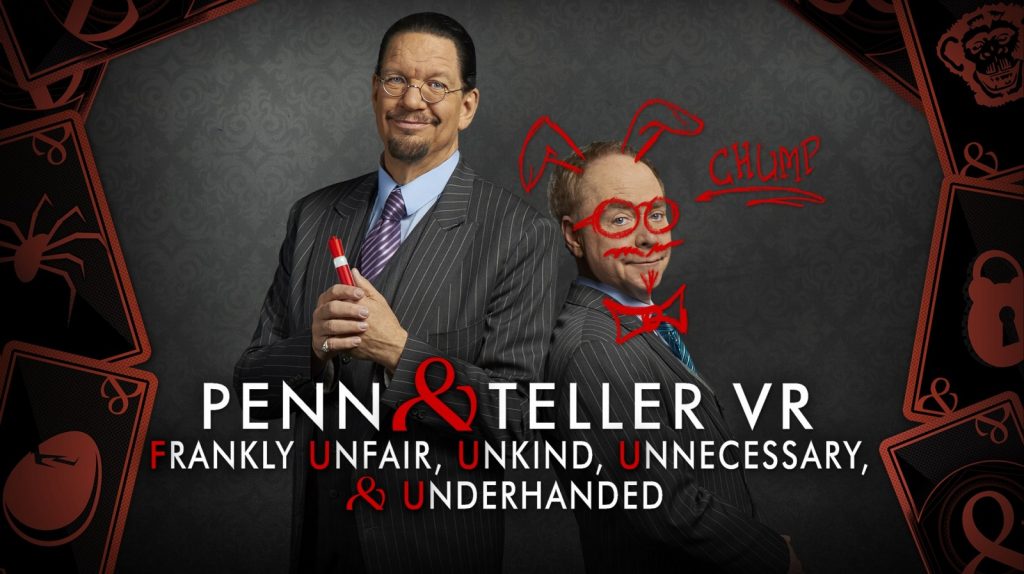 VR игра Penn & Teller VR: FU, U, U & U позволит приколоться над друзьями