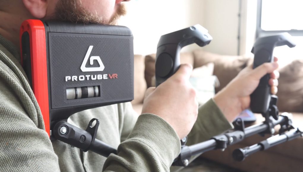 На Kickstarter скоро появится гаптическое VR ружьё «ForceTube»