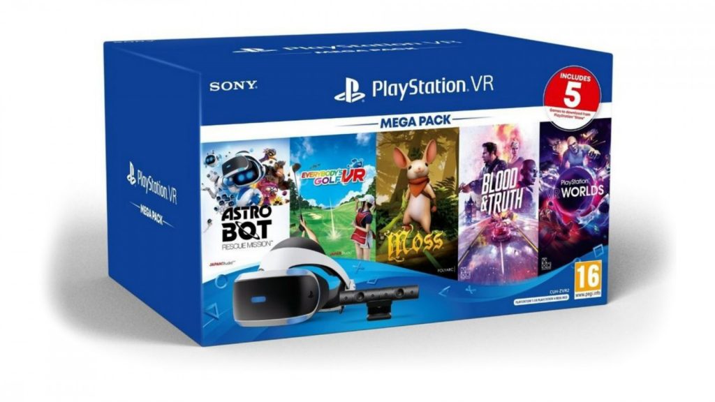 Новый мегапакет PSVR включает 5 игр, камеру и адаптер для нее