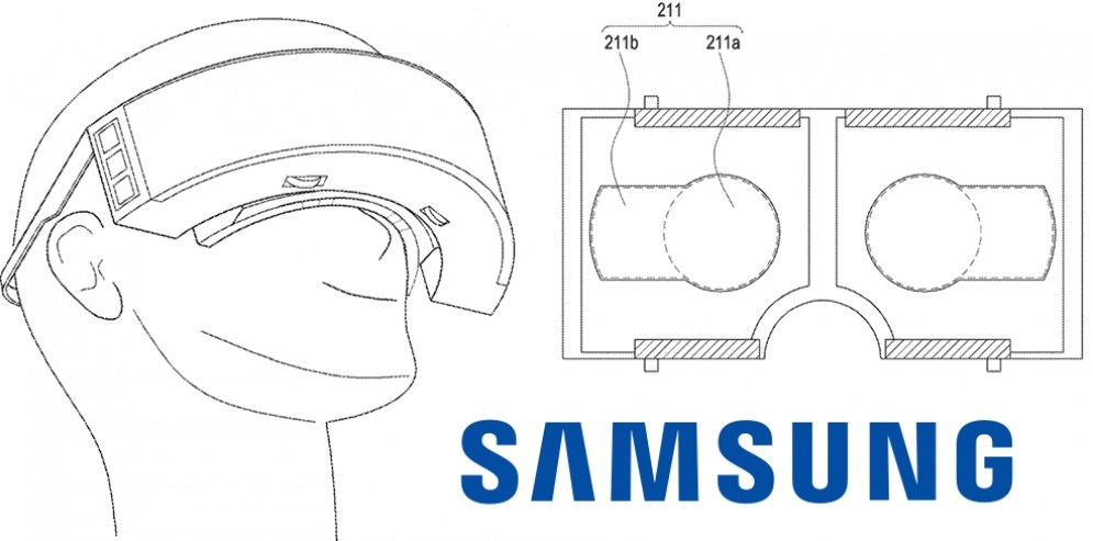 Samsung патентует VR гарнитуру с 180-градусным FoV и изогнутым OLED дисплеем