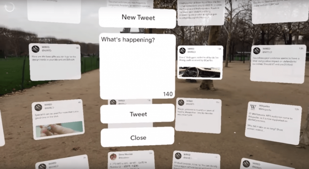 AR твиты в приложении TweetReality. Присоединяйтесь!