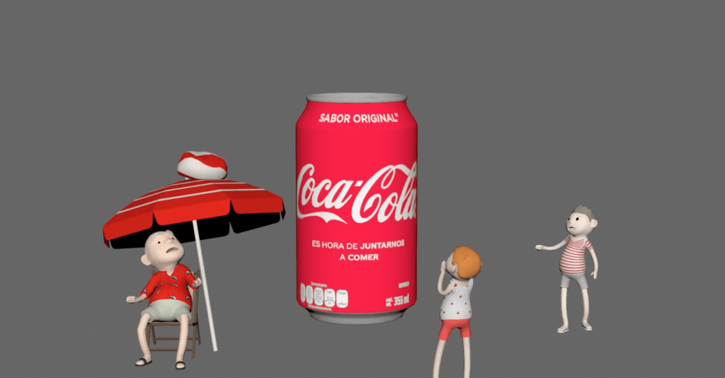 Опыт использования AR компанией Coca-Cola