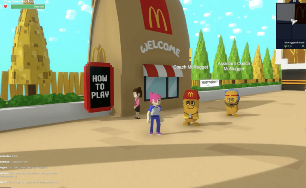 McDonald’s отмечает 40-летие Chicken McNuggets на The Sandbox