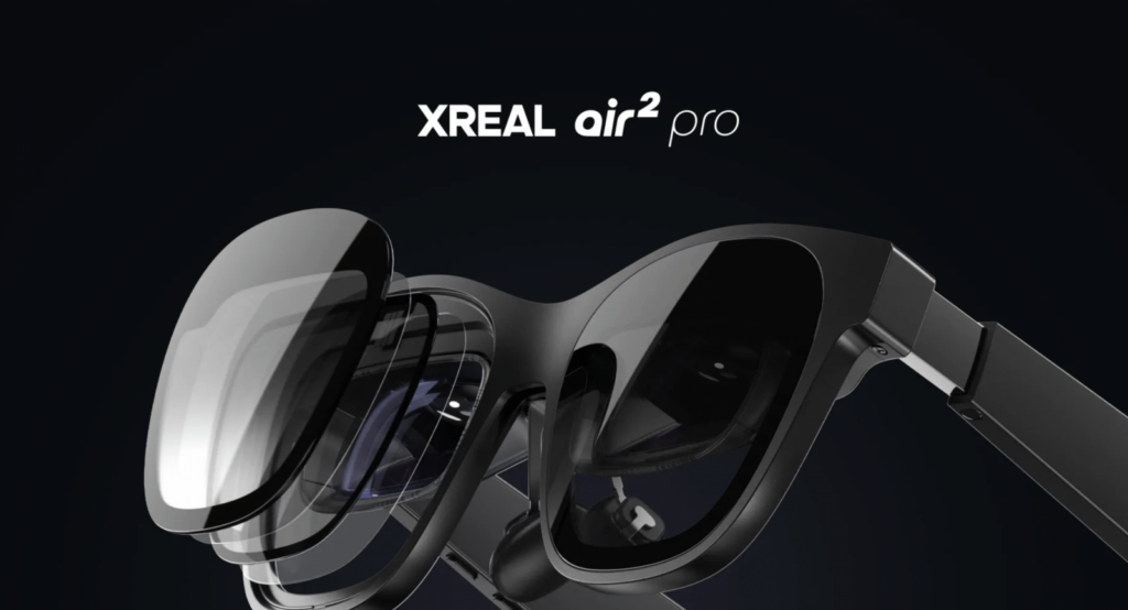 Очки XREAL Air 2 Pro предлагают регулируемое затемнение