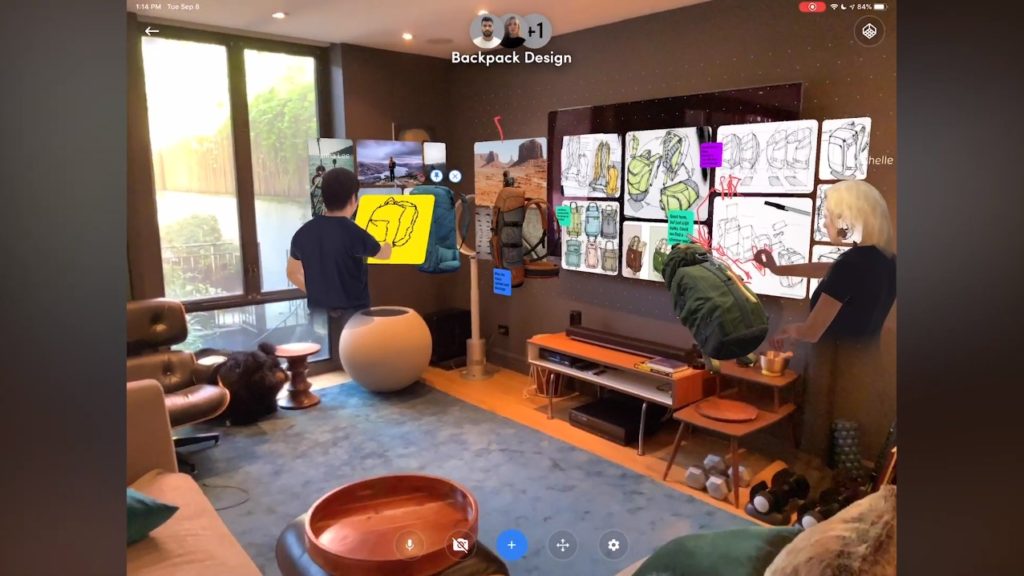 Приложение Spatial для совместной удаленной работы получило мобильную AR-версию