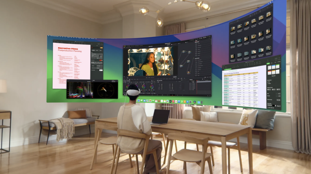 VisionOS 2.2 Beta: широкий и сверхширокий виртуальный дисплей Mac для Apple Vision Pro