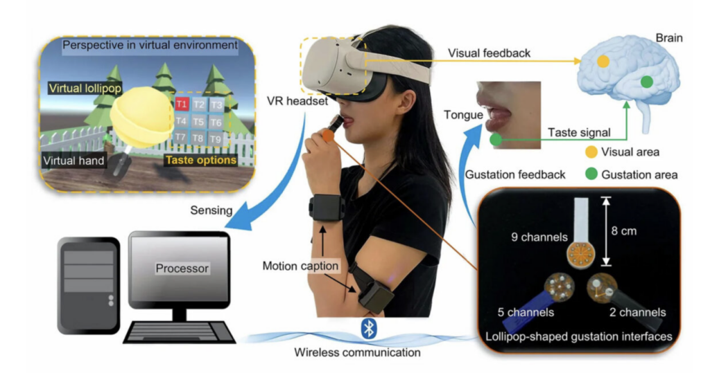 Исследователи создали устройство в форме леденца для имитации вкуса в виртуальной реальности