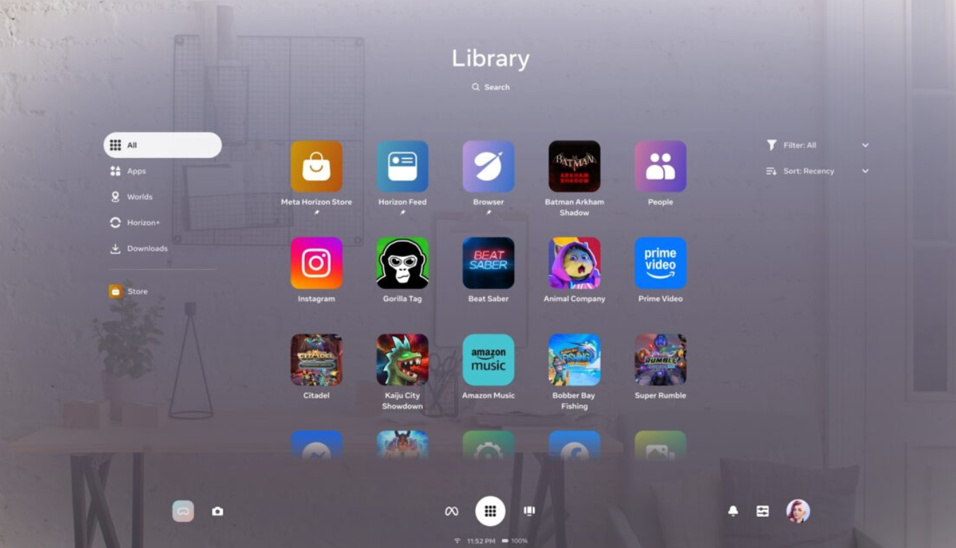 Обновление Meta Quest* представляет 3D Instagram