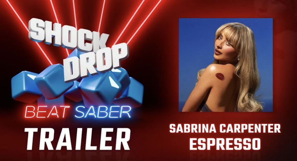 Песня «Espresso» Cабрины Карпентер теперь доступна в Beat Saber
