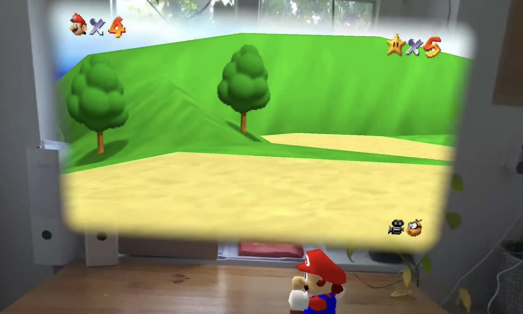VR-мод Super Mario 64 превратил классику в смешанную реальность — Марио можно взять со стола